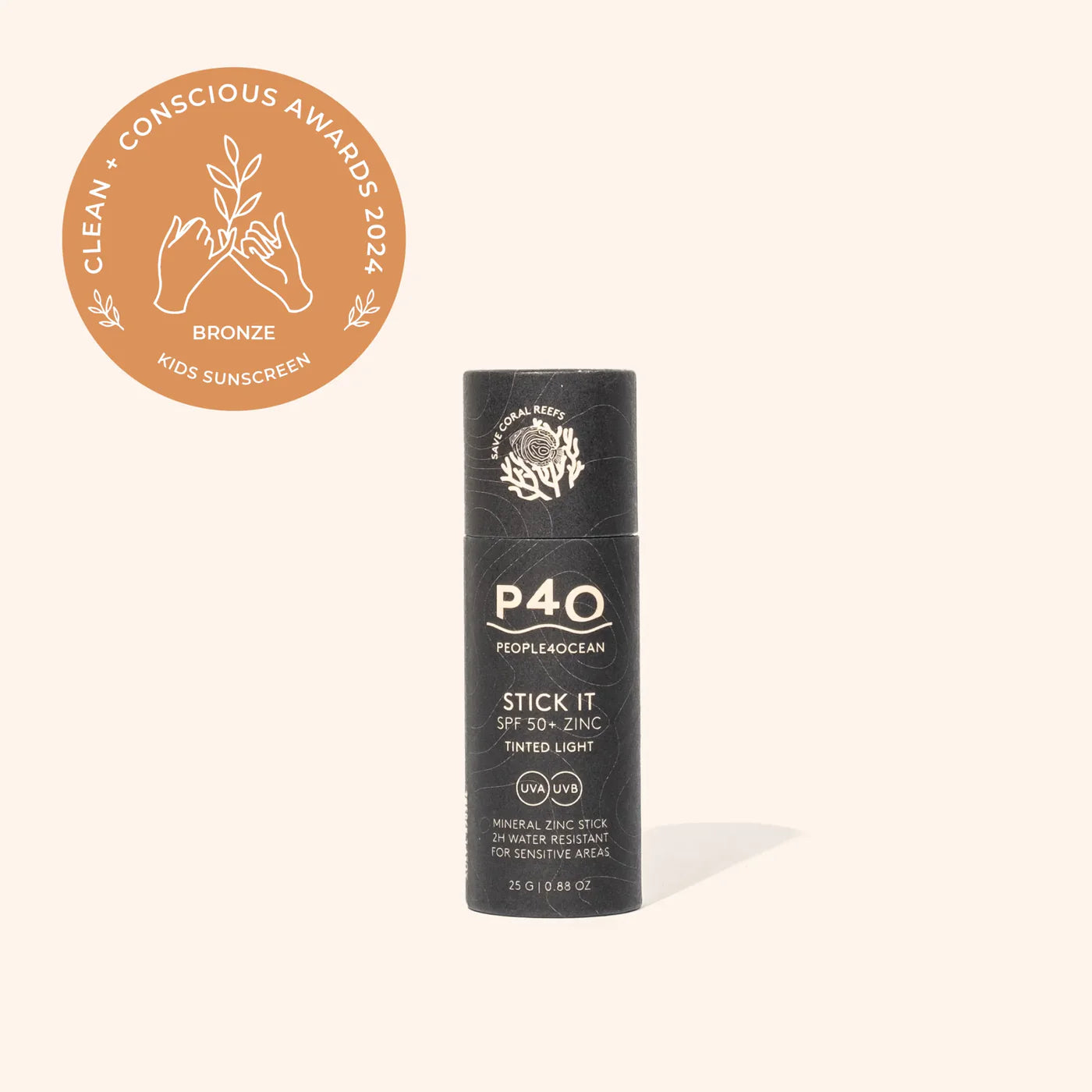 SPF 50+ Zinc Stick Tinted Light 25g